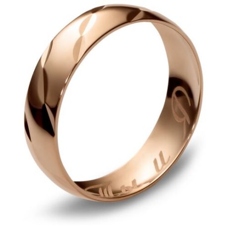 Эстет Обручальное кольцо из красного золота 01О710173, размер 23