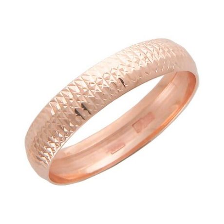 Эстет Обручальное кольцо из красного золота 01О710145, размер 17.5