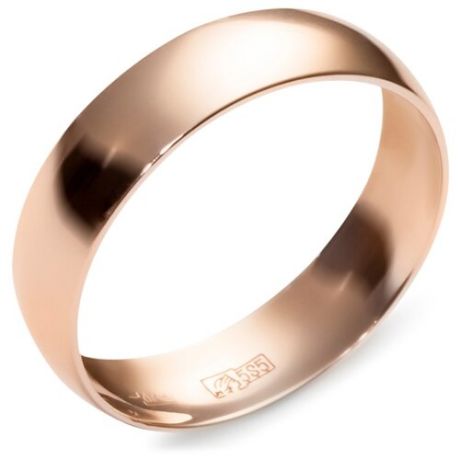 Эстет Обручальное кольцо из красного золота 01О010140, размер 17.5