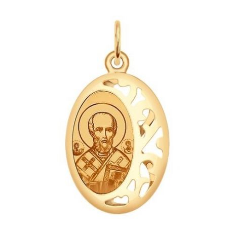 SOKOLOV Золотая иконка «Святитель архиепископ Николай Чудотворец» 104137