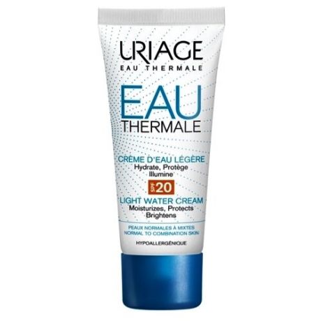 Uriage Eau Thermale Light Water Cream SPF20 Крем увлажняющий для лица, 40 мл