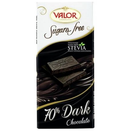 Шоколад Valor горький без сахара, 100 г