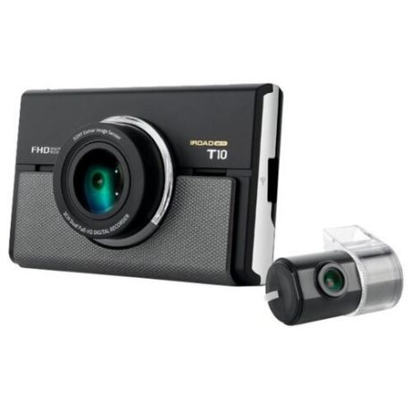 Видеорегистратор IROAD T10 с GPS, 2 камеры, GPS черный