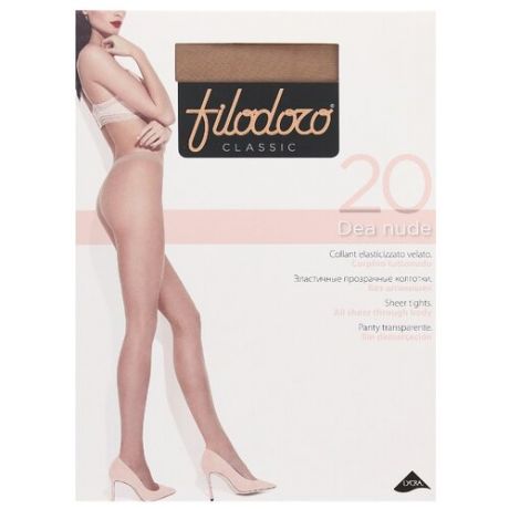 Колготки Filodoro Classic Dea Nude 20 den, размер 2-S, playa (бежевый)