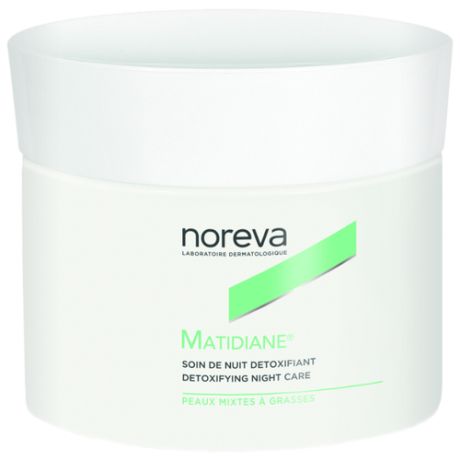 Noreva laboratories Крем ночной детокс-уход для жирной и комбинированной кожи Matidiane Detoxifying Night Care, 50 мл