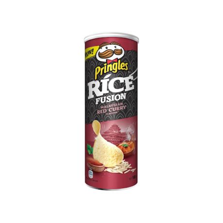 Чипсы Pringles Rice Fusion рисовые Malaysian Red Curry, 160 г