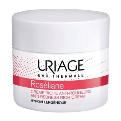 Uriage Roseliane Anti-Redness Rich Cream Насыщенный крем для лица против покраснений, 40 мл