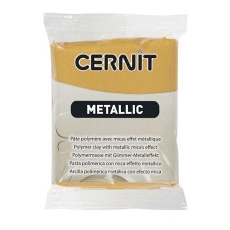 Полимерная глина Cernit Metallic темное золото (053), 56 г