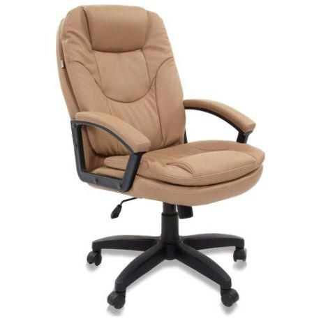 Компьютерное кресло Brabix Trend EX-568 для руководителя, обивка: искусственная кожа, цвет: бежевый