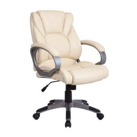 Компьютерное кресло Brabix Eldorado EX-504 для руководителя, обивка: искусственная кожа, цвет: бежевый