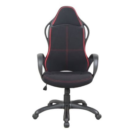 Компьютерное кресло Brabix Force EX-516 офисное, обивка: текстиль, цвет: черный/красный