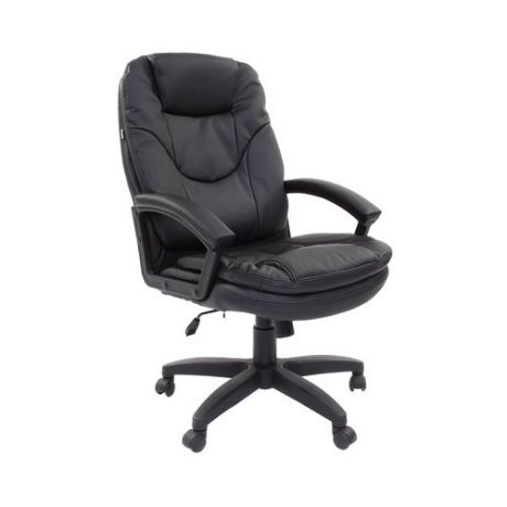 Компьютерное кресло Brabix Trend EX-568 для руководителя, обивка: искусственная кожа, цвет: черный