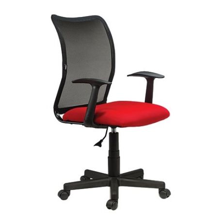 Компьютерное кресло Brabix Spring MG-307 офисное, обивка: текстиль, цвет: красный/черный