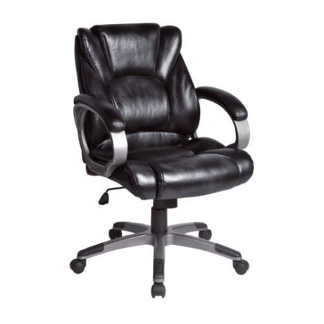 Компьютерное кресло Brabix Eldorado EX-504 для руководителя, обивка: искусственная кожа, цвет: черный