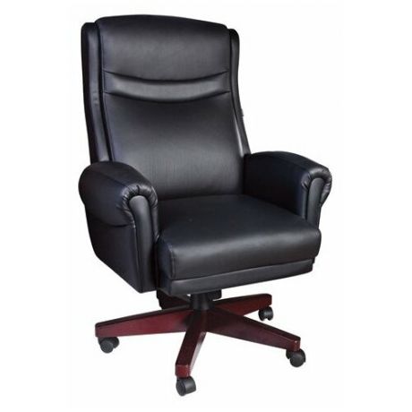 Компьютерное кресло Brabix Gladiator EX-700 для руководителя, обивка: натуральная кожа, цвет: черный