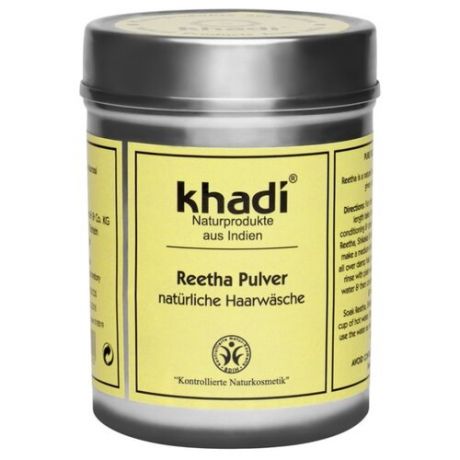 Khadi Naturprodukte Порошок-маска для волос Мыльный орех, 150 г