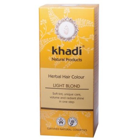 Краситель прямого действия Khadi Naturprodukte Светлый блондин, 100 г