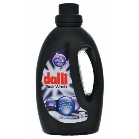 Гель Dalli Black Wash для темного и черного белья и одежды, 20 стирок, 1.35 л, бутылка