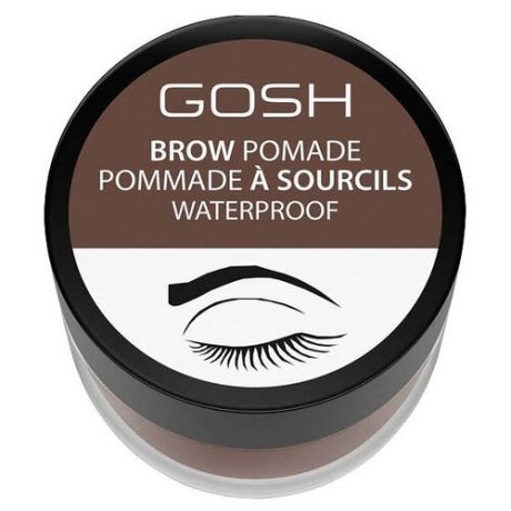 GOSH Помада для бровей Brow Pomade 003, dark brown