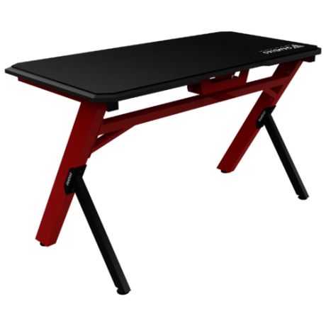 Игровой стол GAMDIAS Dedalus E1, 120х60 см, цвет: черный/красный
