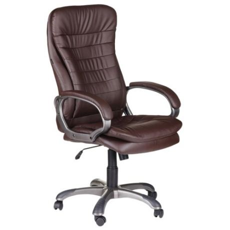 Компьютерное кресло Brabix Omega EX-589, обивка: искусственная кожа, цвет: коричневый