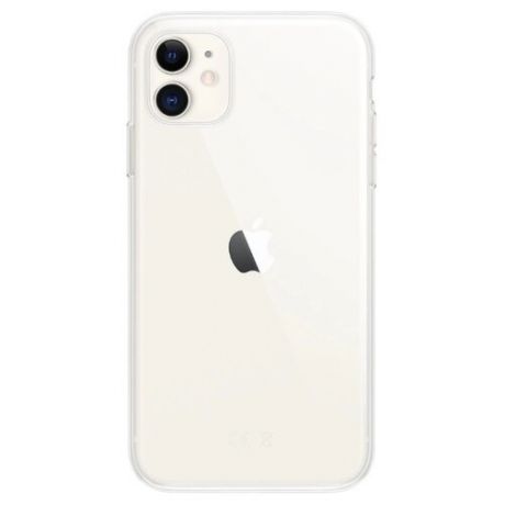 Чехол Gurdini для Apple iPhone 11 (силикон плотный прозрачный) бесцветный