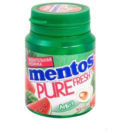 Жевательная резинка MENTOS Pure Fresh Арбуз без сахара 54 г