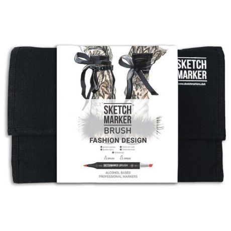 SketchMarker Набор маркеров Brush Fashion design, 24 шт