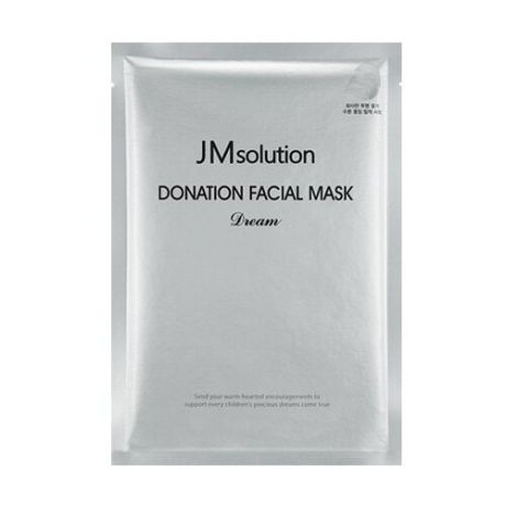 JM Solution маска для интенсивного питания и придания сияния коже с пептидным комплексом Donation Facial Mask Dream , 37 мл