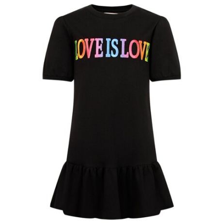 Платье Alberta Ferretti Love Is Love размер 152, черный