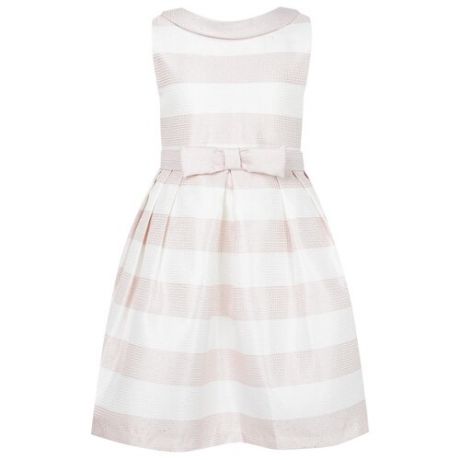 Платье Abel & Lula размер 128, белый/розовый/полоска