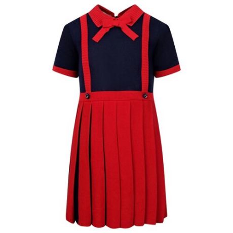 Платье GUCCI размер 104, красный/синий
