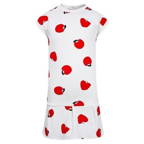 Платье Billieblush размер 104, белый/красный