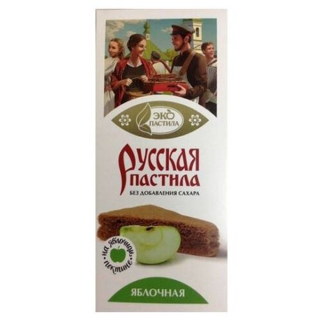 Пастила ЭКО пастила Русская яблочная без сахара 45 г
