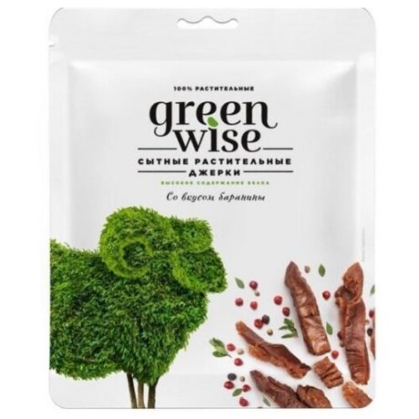 Растительные джерки Greenwise вкус Баранина 36 г