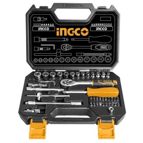 Набор автомобильных инструментов INGCO (45 предм.) HKTS14451