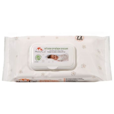 Влажные салфетки Mommy Care Детские органические 72 шт.