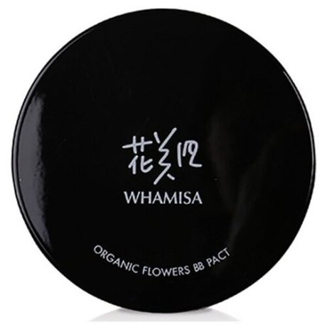 Whamisa BB кушон Organic Flowers, SPF 50, 16 г, оттенок: Pink Beige