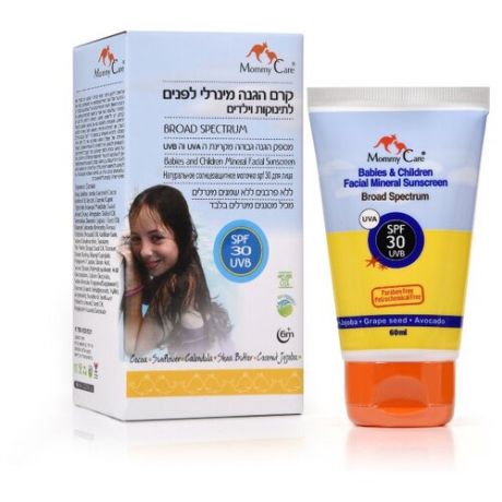 Mommy Care молочко Babies and children Mineral facial Sunscreen, SPF 30, 60 мл