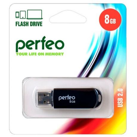 Флешка Perfeo C03 8GB черный