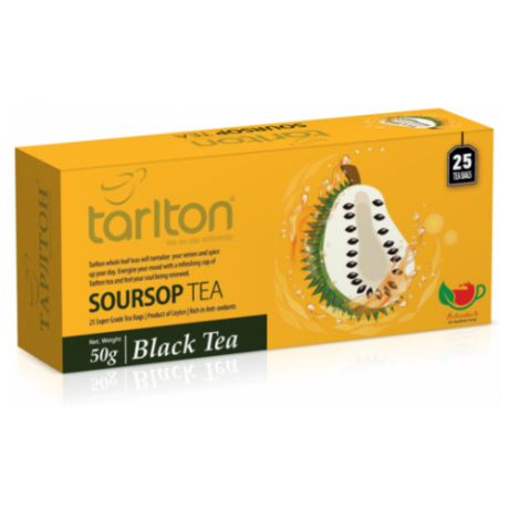Чай черный Tarlton Soursop, в пакетиках, 50 г 25 шт.
