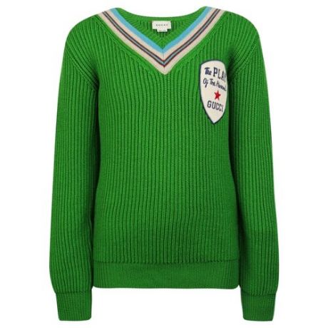 Пуловер GUCCI размер 116, зеленый