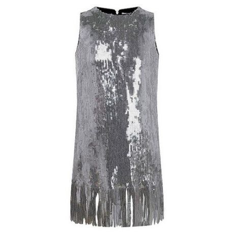 Платье MSGM размер 164, серебряный