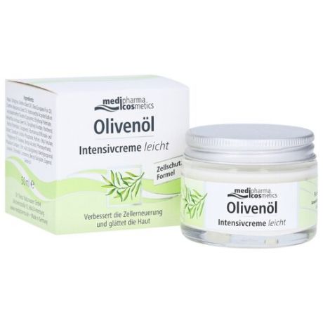Medipharma cosmetics Olivenol Intensivcreme leicht Интенсивный легкий крем для лица, 50 мл