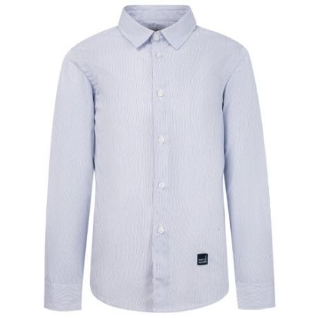 Рубашка Paolo Pecora размер 152, белый/синий