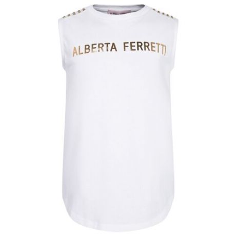 Футболка Alberta Ferretti размер 128, белый