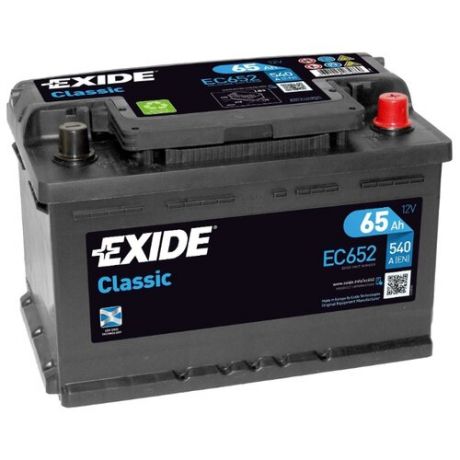 Автомобильный аккумулятор Exide Сlassic EC652