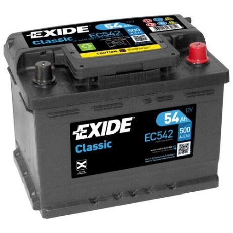 Автомобильный аккумулятор Exide Сlassic EC542