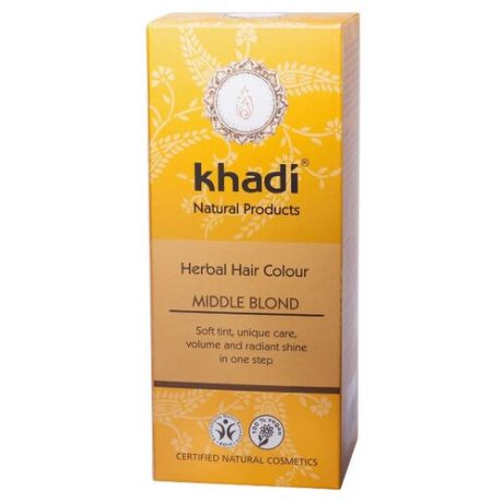 Краситель прямого действия Khadi Naturprodukte Средний блондин, 100 г