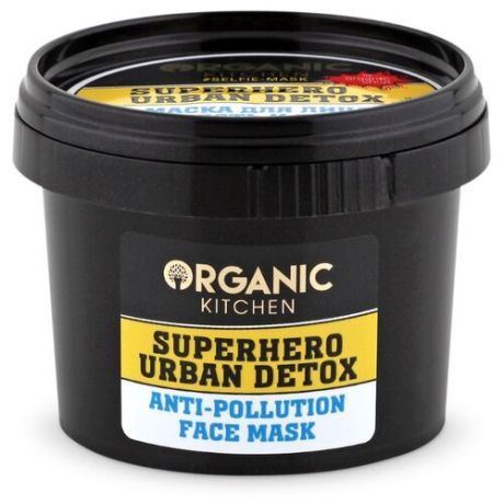 Organic Kitchen маска Selfie-Mask Superhero Urban Detox Свежесть и детокс, 100 мл